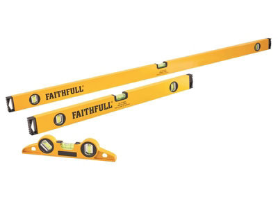 Faithfull Box Level Set 3 Piece FAISLBSET3PC