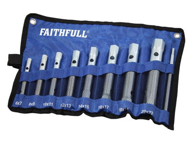 Faithfull  Box Spanner Set 8 Piece FAISPBOXSET8