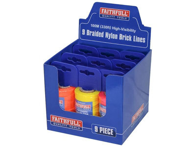 Faithfull  Brick Line Replacement Dispenser Reel CDU, 9 Piece FAIBLDISPCDU