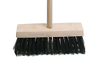Faithfull Broom PVC 325mm 13in Head complete with Handle FAIBRPVC13H