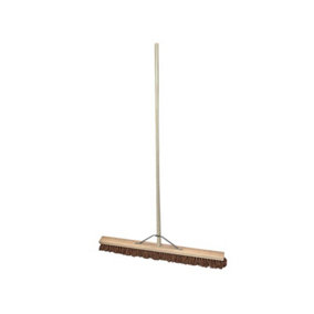Faithfull Broom Soft Coco 900mm 36in + Handle & Stay FAIBRCOCO36H