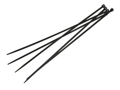 True Value Cable Ties, Heavy-Duty, Black Nylon, 18 In., 10-Pk. | Carter
