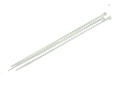 Faithfull Cable Ties White 3.6 x 150mm (Pack 100) FAICT150W