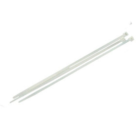 Faithfull Cable Ties White 3.6 x 150mm (Pack 100) FAICT150W