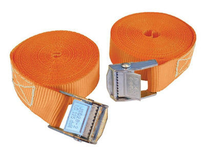 Faithfull - Cam Style Tie-Downs 25mm x 5m 2 Piece