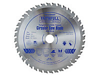 Faithfull - Circular Saw Blade Anti Kick 250 x 30mm x 40T
