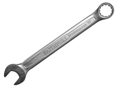 Faithfull  Combination Spanner CV Satin Finish 19mm FAISPAC19