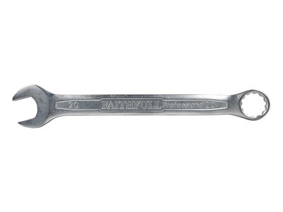 Faithfull  Combination Spanner CV Satin Finish 20mm FAISPAC20