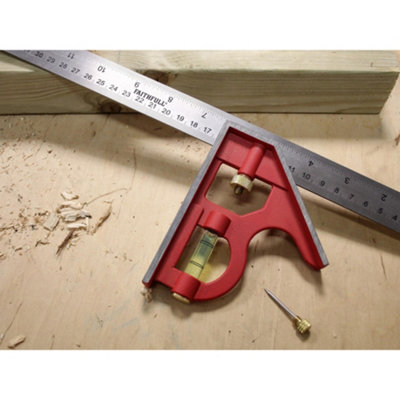 Faithfull Combination Square Multi Colour (400mm 16 in)