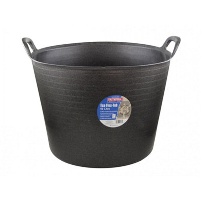 Faithfull - Bacinella multiuso flessibile in polietilene, 15 l, colore