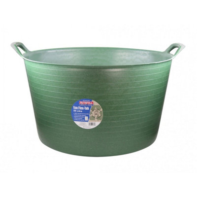 Seau Flexible Eco Flex Faithfull 15 Litres - Résistant 150 Kg, Recyclé, Pour Jardin, Chantier, Maison