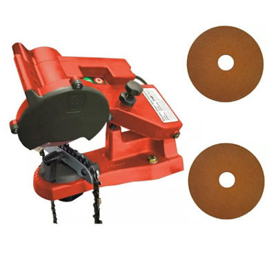 Faithfull Electric Chainsaw Sharpener Bench Mounted x2 Grind Wheels FPPCHAINSS