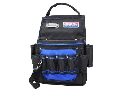 Faithfull Electricians Tool Pouch Bag 2100D Nylon FAIEPN