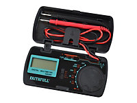 Faithfull EM3081 Pocket Portable Multimeter FAIDETPOCKET