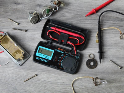 Faithfull EM3081 Pocket Portable Multimeter FAIDETPOCKET - 3