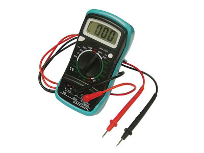 Faithfull EM820DL Multimeter LCD Display FAIDETMULTI