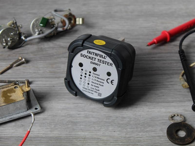 Faithfull EM907 Socket Polarity Tester FAIDETSOC