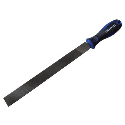 Faithfull Engineer's Hand File, Handled Multi Colour ( 250mm (10in))