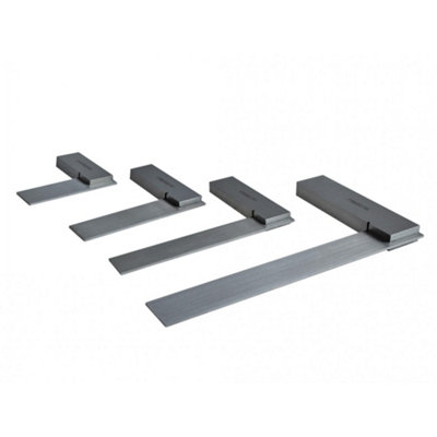 Faithfull Engineer's Squares Set, 4 Piece Multi Colour (One Size)