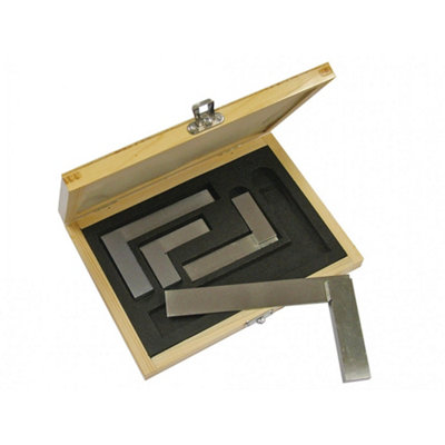 Faithfull Engineer's Squares Set, 4 Piece Multi Colour (One Size)