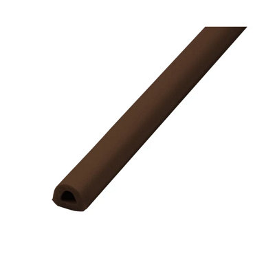 Faithfull EPDM Draught Excluder Brown 6M 9 x 7.5mm