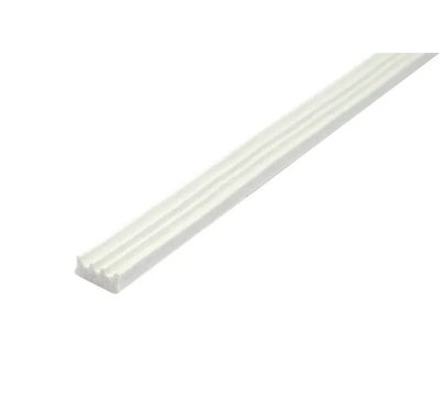 Faithfull EPDM Draught Excluder White 24M 9 x 3.5mm