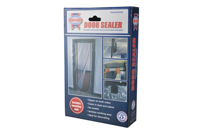 Faithfull FAIDUSTDOOR Reusable Decorators Door Dust Sealer
