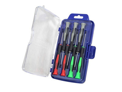 Faithfull FAISDMINI7 Instrument Precision 7 Piece Screwdriver Set XMS16SDMINI