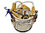 Faithfull FAITBBUCKET Canvas Bucket Tote Tool Bag with Rope Handle