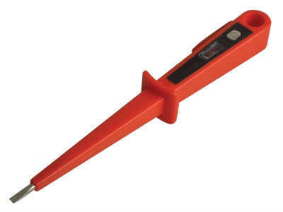 Faithfull FHT-232 Mains Tester Screwdriver, Long FAIMTL