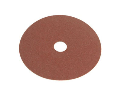 Faithfull Fibre Backed Sanding Disc 115 x 22mm 120G Pack 25 FAIAD115120