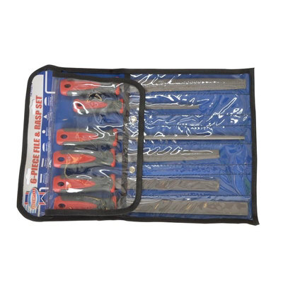 Faithfull File And Rasp Set, 6 Piece Multi Colour (One Size)