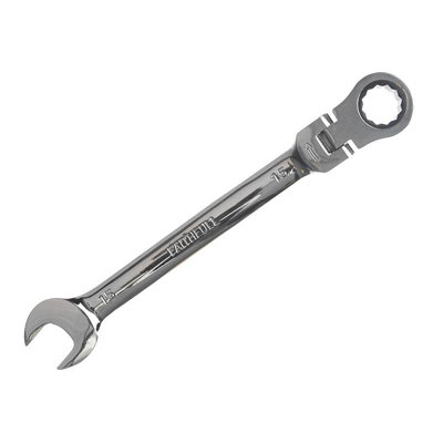Faithfull Flex Head Ratchet Combination Spanner Multi Colour (15mm)