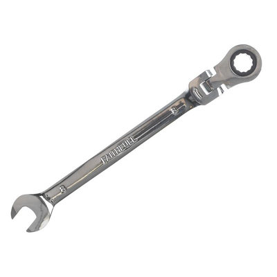 Faithfull Flex Head Ratchet Combination Spanner Multi Colour (9mm)