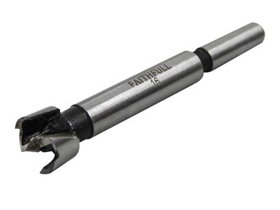 Roman Carbide DC1917 Forstner Bit Set – 16-Piece, 1/4" To 2-1/8", Hex Shanks, Wooden Case, For Hard And Soft Woods