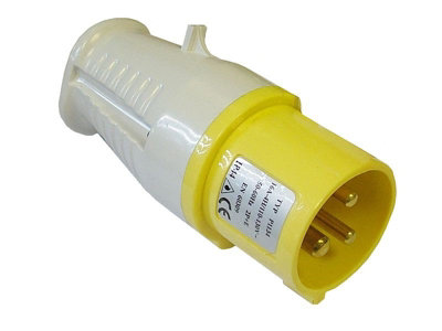 Faithfull FPPPLUG110 110v Replacement Yellow Plug 16 Amp