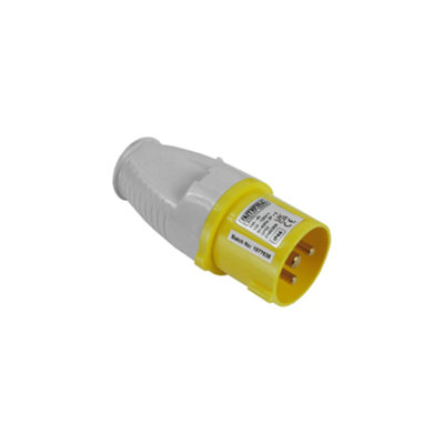 Faithfull FPPPLUG110 110v Replacement Yellow Plug 16 Amp