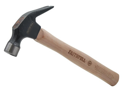 Faithfull FSC Hickory Claw Hammer 567g (20oz) FAICAH20FSC