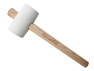 Faithfull FSC White Rubber Mallet 16oz FAIRMWF16FSC