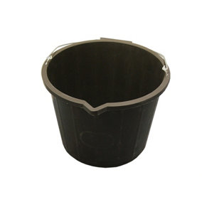 Faithfull General-Purpose Bucket 14 litre (3 gallon) - Black FAI3GBUCKET