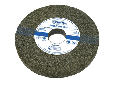 Faithfull General Purpose Grinding Wheel 150 x 16mm Medium Alox FAIGW15016M