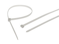 Faithfull Heavy-Duty Cable Ties White 9.0 x 1200mm (Pack 10) FAICT1200WHD