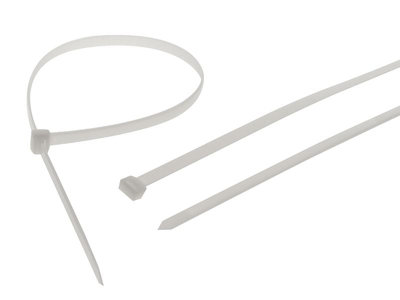 Faithfull Heavy-Duty Cable Ties White 9.0 x 905mm (Pack 10) FAICT900WHD