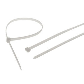 Faithfull Heavy-Duty Cable Ties White 9.0 x 905mm (Pack 10) FAICT900WHD