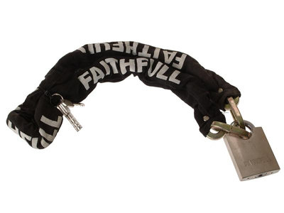 Faithfull Heavy-Duty Padlock and Chain Set 1M Length with