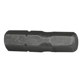 Faithfull - Hex S2 Grade Steel Screwdriver Bits 8 x 25mm (Pack 3)