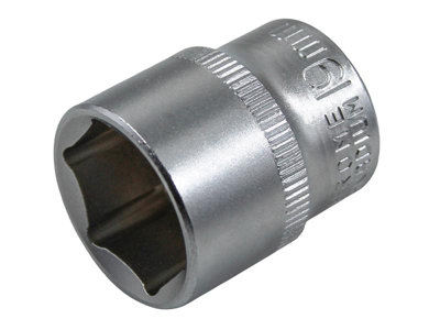 Faithfull Hex Socket 3/8in Drive 19mm FAISOC3819Q
