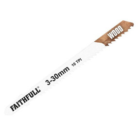Faithfull - Laminate/Wood Jigsaw Blades Pack of 5 T101BR