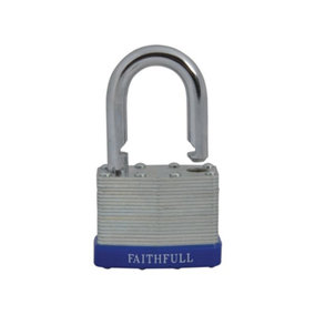 Faithfull - Laminated Steel Padlock 50mm 3 Keys