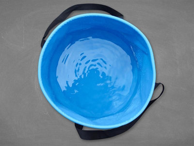 Faithfull Large Waterproof Collapsible Bucket 20L Plumbers Drain Down ...